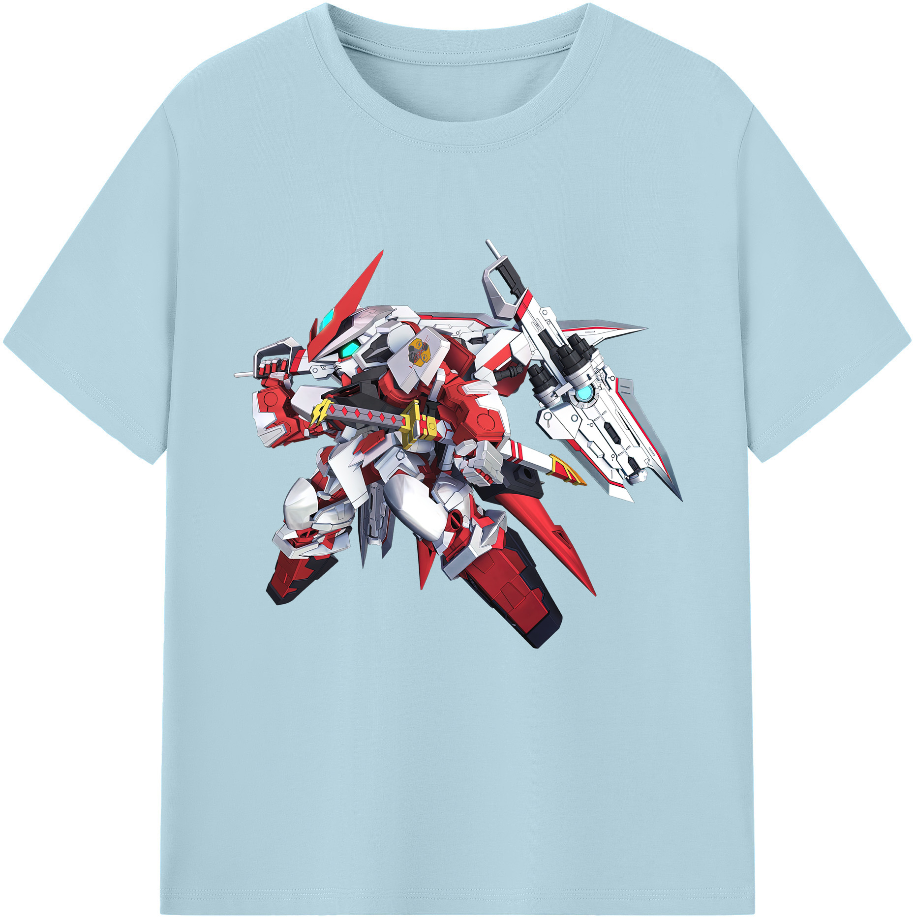 （画像用） 機動戦士ガンダム Mobile Suit Gundam 綿100％半袖Tシャツ（フロントプリント）